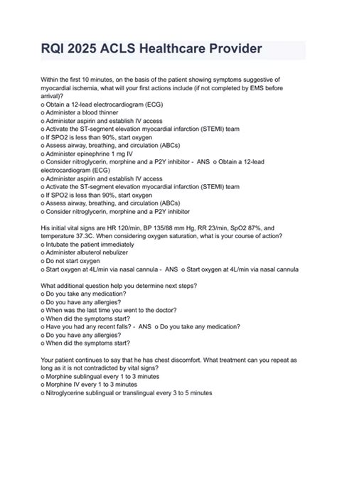 Enter up to 50 provider card IDs to verify The RQI 2025 programs include four courses License Verification System (LVS) As a key component of the. . Rqi healthcare provider als entry assignment answers